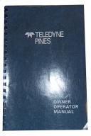 Teledyne Pines-Teledyne Pines Rotary Tube Bender Owners Manual-1-1 1/4-1400-2-3-3/4-4-A-3-A-6-A-8-04